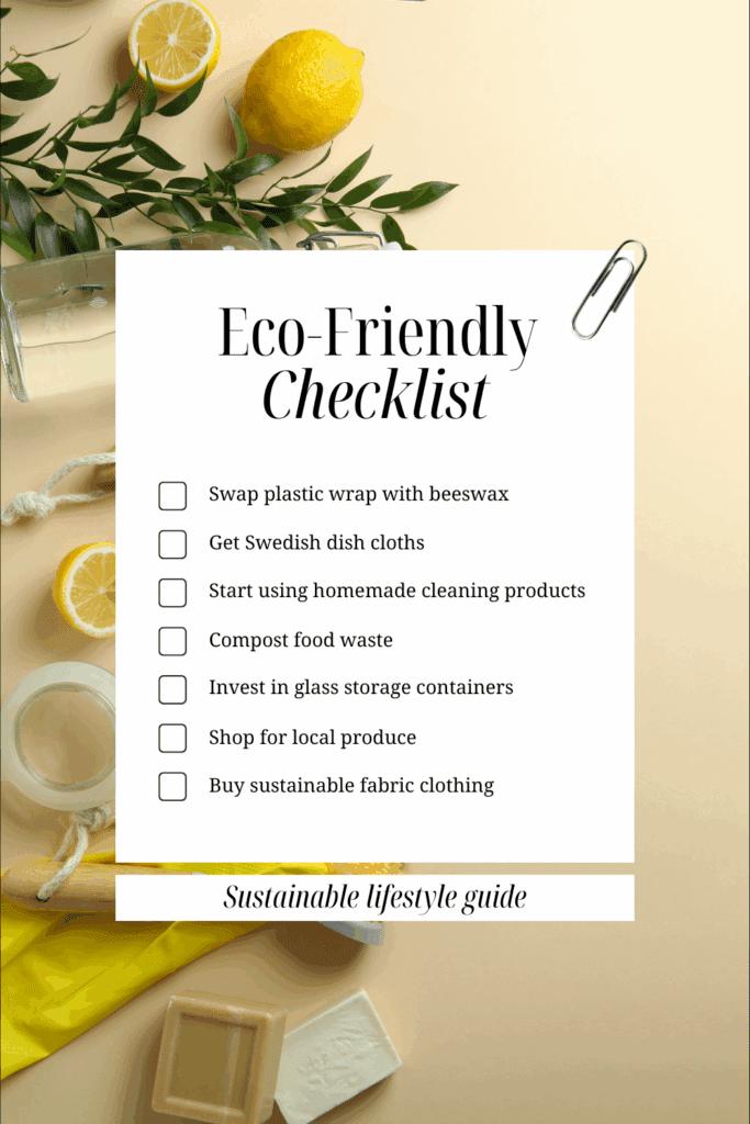 Eco-Friendly Swaps. Sustainable Swaps. Easy Swaps.