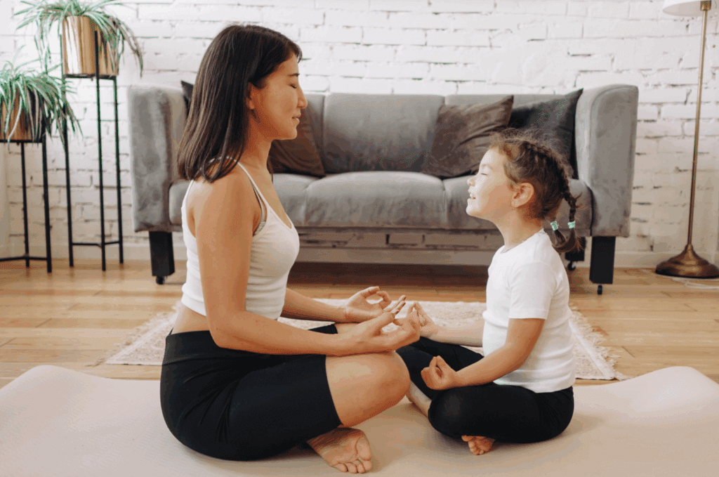 Mindful Parenting. Mindful Meditation. Present Parenting.
