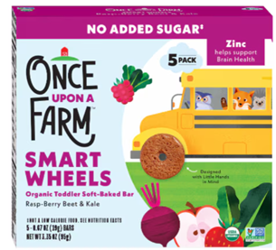 Once Upon a Farm Smart Wheels box.