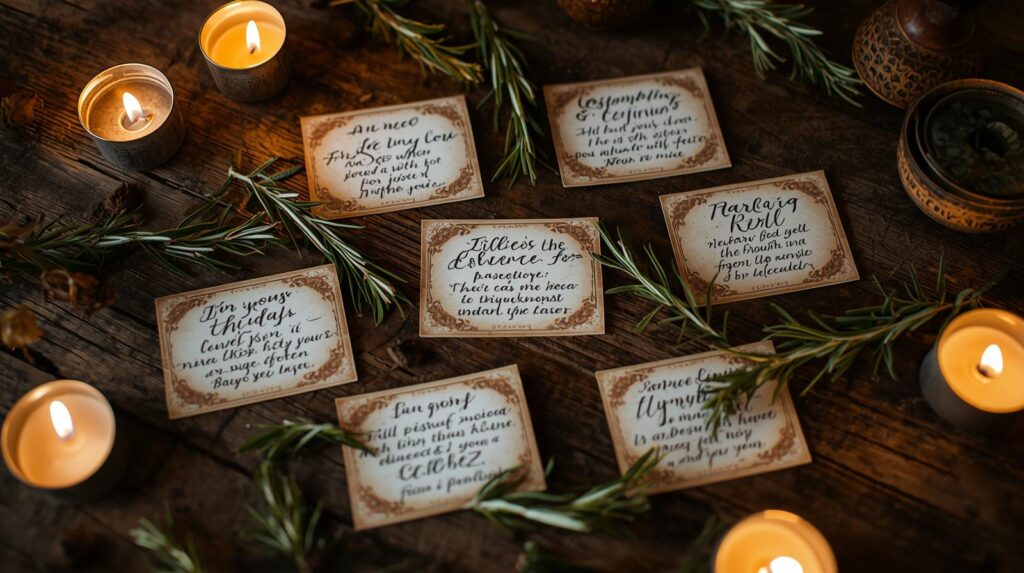 DIY Advent Calendar ideas. Sustainable and mindful advent calendar ideas. Mindful prompts with candles and greenery.