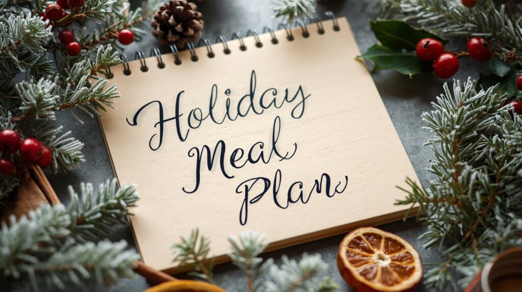 Low-waste holiday dinner. Holiday Meal Plan.
