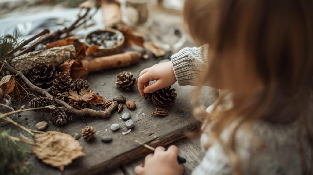 Winter mindfulness. Mindful activities for kids. Indoor mindfulness. Calm Parenting.